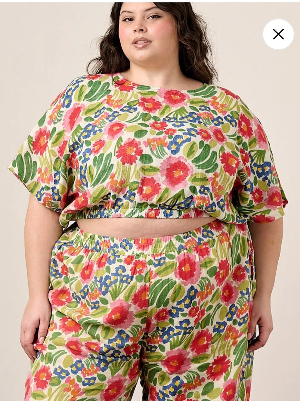Lucy & Yak - Zamora - Cotton Top in Ivory Marie